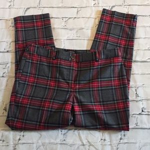 Talbots Petite Plaid Ankle Pants